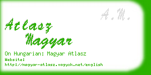 atlasz magyar business card